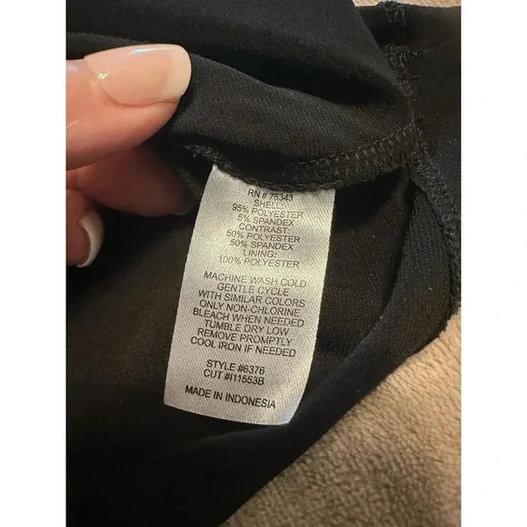 Saint Tropez West Black Dress Size 6 Cocktail Little LBD Dressy - Picture 4 of 7